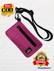 Tas HP 7 inch Tactical cowok cewek / Tas Sling Bag Gantung Leher Hanging sako Wallet murah