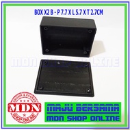 Box X2 B - Plastic Box P7.7 x W5.7 x 2.7 Cm