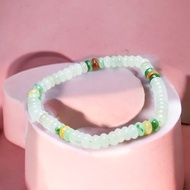 冰種多彩翡翠算盤珠手珠 | 天然緬甸玉A貨翡翠 | 送禮