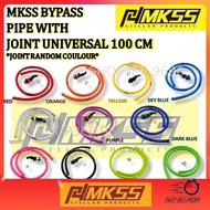 MKSS YAMAHA BYPASS Bypass Joint ( Free Hose) Universal DASH125 Y15 Y16 FZ150 LC135 Y125 SRL115 EX5 W