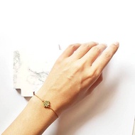 SIMPLE KNOT (sandal charm bracelet, ethnic bracelet,/ boho bracelet)
