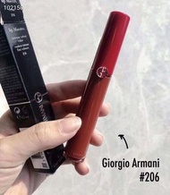 Armani 阿瑪尼紅管唇釉206#,  斷貨預警！！！