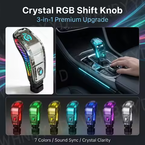 LED Crystal Shift Knob For Toyota RAV4 Corolla/Camry/Levn/Levin/Cross/Avalon/Alion/CHR Highlander Ve