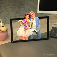 Photo Frame diy Ornaments Photo Frame 3D Solid Wood Desktop Photo Frame Solid Wood Creative Three-Di