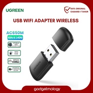 UGREEN AC650 USB Adapter WiFi Wireless 650Mbps Dual Band 2.4G & 5G Dongle Receiver Signal Catcher fo