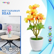 FR-C682 C684 Pot Tanaman Bunga Lily Artificial Dekorasi Rumah / Tanaman Hias Plastik Pot Bunga Hias Bunga Artifisial Dekorasi