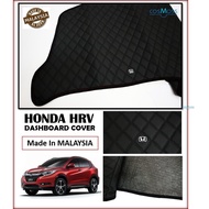Honda HRV 2015-2021 Dashboard Cover Black with Oem Emblem (100% Made in Malaysia)