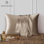 DISANGNI 22 Momme 100% Natural Mulberry Silk Pillowcase for Hair and Skin - Double-Sided Pure Silk I