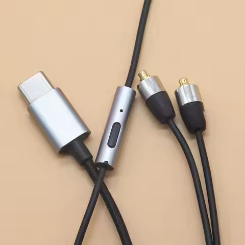 MMCX to USB Type-C Audio Cable for SE215 SE315 SE535 SE846 UE900 Headphone Upgraded Replacement Cabl