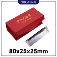 แบบใส ปริซึมทรงสามเหลี่ยม ปริซึม K9 ปริซึมถ่ายภาพ มีหลายขนาด Crystal Optical Glass Triangular Prism
