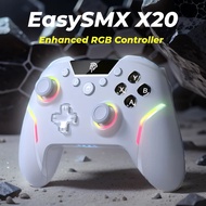 EasySMX X20 Wireless Gamepad Enhanced Controller Compatible with PC/NS/TV/Phone/Laptop, Hall Micro T