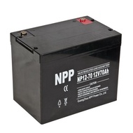 Nipe Battery NP12-70 NPP Battery 12V70AH Lead Acid Valve Control Maintenance-Free Battery
