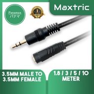 Panamax Premium 1.8/ 3/ 5/ 10 METER 3.5MM Male To 3.5MM Female AUX Extension Audio Cable  = YX-2046G