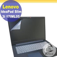 【Ezstick】Lenovo Slim 3i 17IML05 靜電式筆電LCD液晶螢幕貼 (可選鏡面或霧面)
