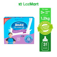 Wyeth® BONAKID PRE-SCHOOL® 3+ Stage 4 Powdered Milk Drink for Children Over 3 Years Old, Bag in Box,