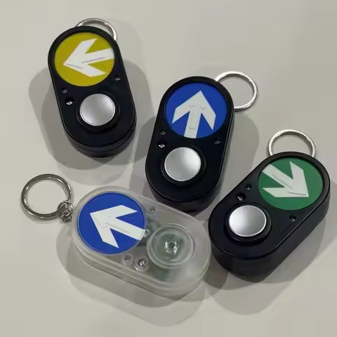 Australian Sidewalk Traffic Light Button Keychain Sound Accessory Handheld Press To Make Sound Keych