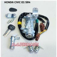 HONDA CIVIC EG SR4 STARTER KEY WITH CABLE SWITCH SET (KUNCI)