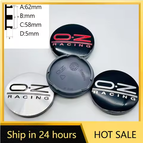 4pcs/Set Car Wheel Center Hub Caps For OZ Racing 62mm M595 O.Z Alloy Auto Wheel Rim Center Hub Cap C