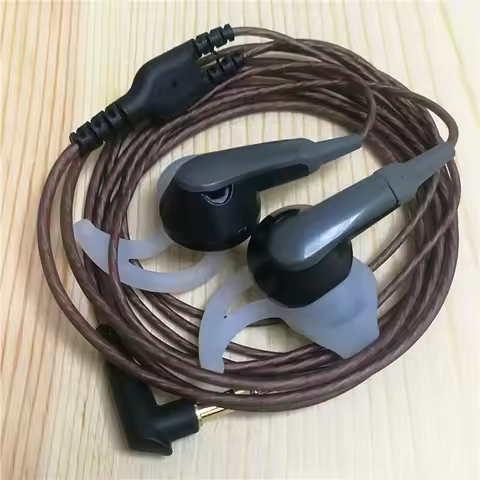 Original For bose soundsport earbud sports wired earphones, translucent gray (elbow, without mic)