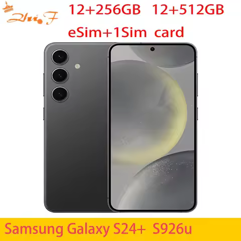 Samsung Galaxy S24+ s926U1 S926B/DS 50MP Dual cards 12GB RAM 256GB/512GB R0M 4900mAh 6.7" Snapdragon