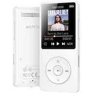 AGPTEK A02 MP3 Player with Bluetooth 5.3, 1.8 inch Screen Portable Music Player with Speaker, FM Rad