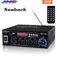 Sunbuck AUDIO BLUETOOTH AMPLIFIER 5.1 /2CH REMOTE 2000W AV 660 BT POWER AMPLI 2000W
