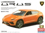 Academy 1/43 Scale Lamborghini URUS / 15527 / Plastic Model Assembly Kit / Do not require painting / Hobby Model Car Building Kits