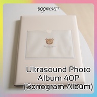 RECOZ BEBE Ultrasound Photo Album 40P | Pregnancy Diary & Memory Book | Newborn Milestones Keepsake