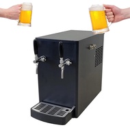 เครื่องหัวจ่ายเบียร์ระบบน้ำเบียเย็นระบบระบายความร้อนที่เบียร์เย็นด้วยก๊อก2หัว