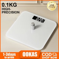 OOKAS Digital Weight Scale Digital Body Weight Scale Weight Scale Body Weight Scale BMI Weighing Sca