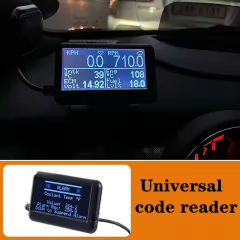 UltraGauge Automobile General Accessories OBD2 OBD Scanner Code Reader Gauges & Mileage Calculator E