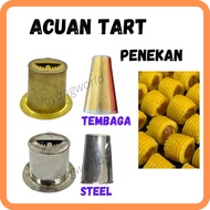 Acuan Tart Nenas Gulung Tembaga Semperit Klasik Bulu Mata Semperit Papan Mould Pineaple Tart Biskut 