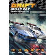 4WD 1:24 2.4Ghz RC Drift Car Remote Control Car Nissan Skyline GTR Mustang Ae86 Drift Car Racing 30K
