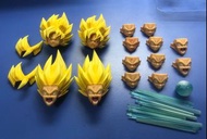 龍珠shf 傳說超級撒亞人 孫悟空 頭雕 散件 補件