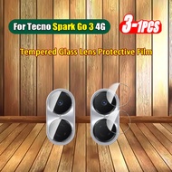 1-3 Pcs Camera Tempered glass Film For Tecno Spark Go 3 2 1 SparkGo3 Go3 Go2 Go1 4G   3D Integrated 