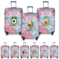 18-32 Inch Luggage Cover Thick Elastic Suitcase Protector Case Avocado Series Baggage Cover