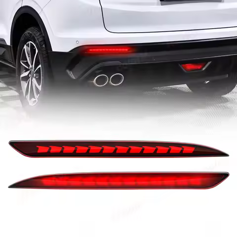 Car LED Reflector Lamp For Geely Coolray Proton X50 2018 2019 2020 2021 Rear Bumper Light Driving Br