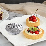 Aluminum Thick Lace Egg Tart Egg Tart Mold Portuguese Tart Chrysanthemum Cup Coconut Round Egg Tart 