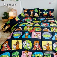 (ส่งฟรี) TULIP Delight ทอยสตอรี่ DLC119 ลิขสิทธิ์แท้ Toy Story ชุดผ้าปูที่นอน ผ้าห่ม ผ้านวม พิมพ์ลายการ์ตูน