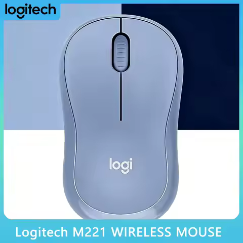 Logitech M221 Quiet Click Mouse Works with Windows Mac Linux