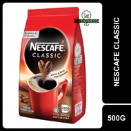 NESCAFE Classic Instant Arabica Coffee Soft Pack 500G