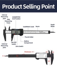 Raja bayi Jangka Sorong Stainless Steel Digital Display LCD - Micrometer - Caliper - Sigmat Digital