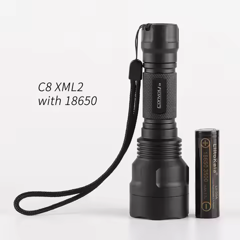 Convoy C8 XML2 U2-1A LED Flashlight,torch,lantern,bike ,self defense,camping light, lamp ,with 18650