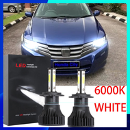 6000K สีขาว LED ไฟหน้าไฟหน้าหลอดไฟ 12 V - 24 V ชุด 2 สำหรับ HONDA CITY TM0 2009 2010 2011 2012 รับปร