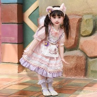 Sold 1,000 Girls Lingna Belle Dress Summer Children Western Style Lolita Princess O4A0