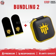 Get a Box Pouch Thumb Sleeve Ap King Andra Gz Anti-Sweat Finger Touch Game Premium Gamepad Yellow