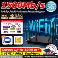 【all new upgrade】wireless portable wifi router wifi mesh portable wifi 5g sim card router 1500Mb/s d