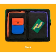 [Wiggle Wiggle] POCKET NOTE BOOK  POUCH -BLACK