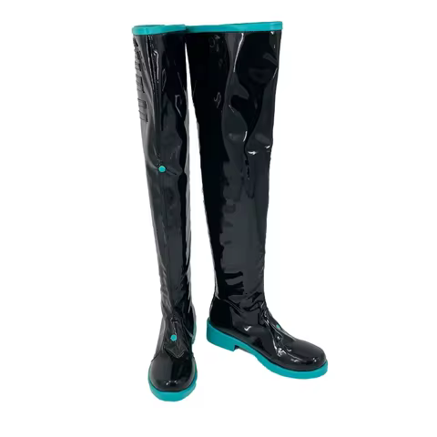 Anime-Miku Kasane Teto Women Cosplay Shoes Len Rin Cos Custom Made Boots
