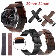 Samsung Galaxy Watch 42mm 46mm Gear S2 S3 Leather Band Quick Pin Strap 20mm 22mm